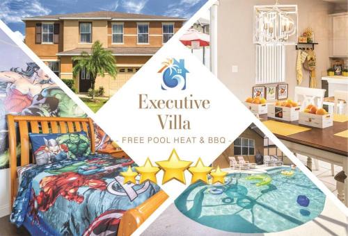 Large Executive Villa Near Disney with Game Room