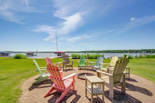 Large Home on Lake Edward with Deck and Fire Pit!