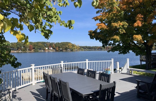 Large lakefront home. Great for two families, priced for one. Beautiful views!