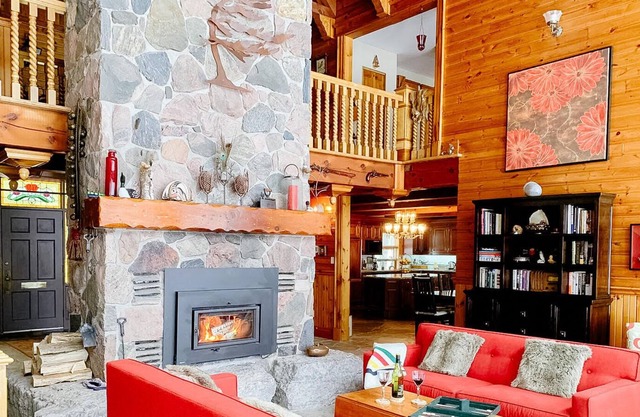Large Muskoka Waterfront Family Cottage with Private Beach near Orillia
