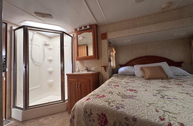 Large RV at Popular Resort