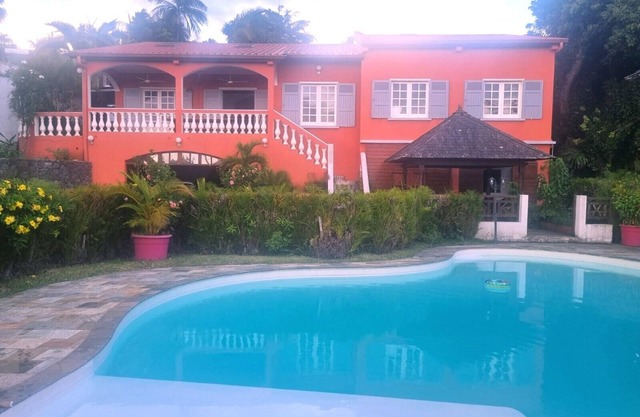 Large Villa and Bungalows in a Creole Garden with Swimming Pool and Panoramic View