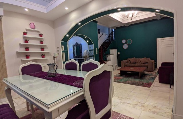 Large villa with swimming pool and garden with private entrance