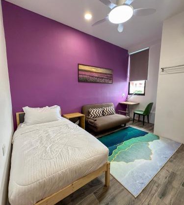 Lavender Theme Walk Up Apartment Matang