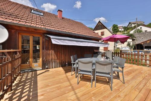 Le Chalet du Tanet spa sauna terrasse en Alsace