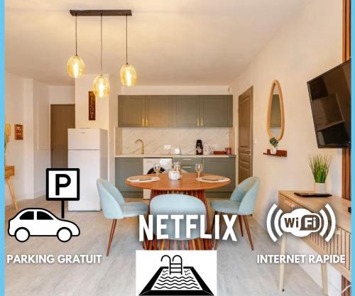 Le Cosy Bernard , Parking, Piscine, Netflix