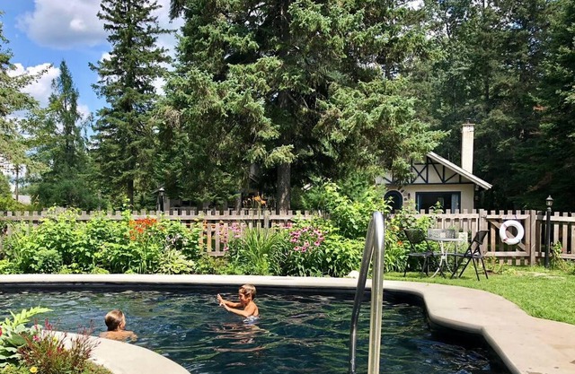 Le Davos - Una bonita casa de campo de época en el complejo Village Suisse, en el corazón de Val-David