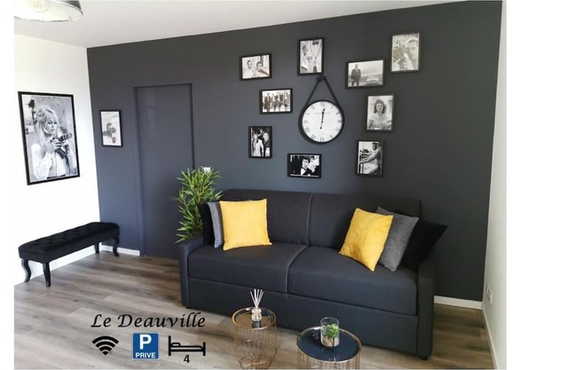LE DEAUVILLE *T2 (40m²) *WIFI*PARKING PRIVE*CALME