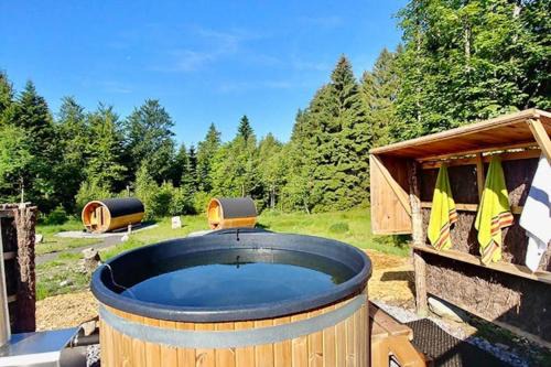 Le Grand Loup, appartement neuf avec bain nordique