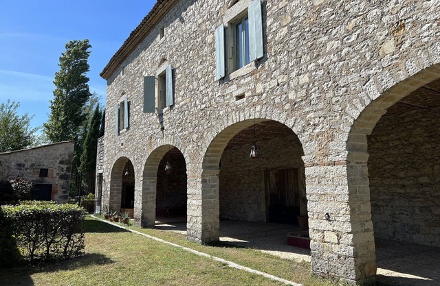 Le Mas de Jalès: A blend of traditional stonework and contemporary art