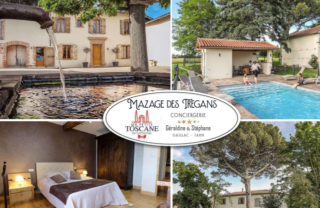 A beautiful family house with heated swimming pool in the middle of nature.