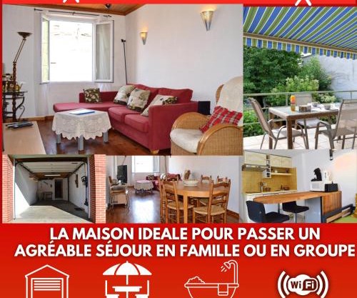 Le pavillon de Papy et Mamie - Garage - Terrasse - Proche centre
