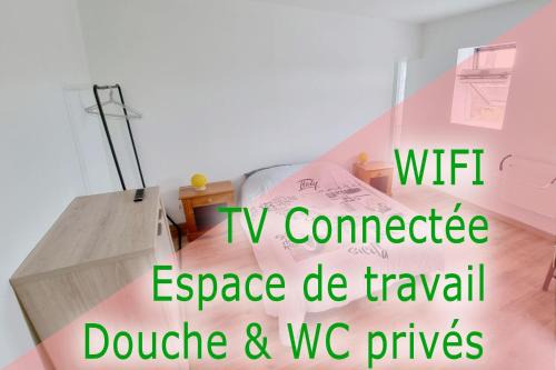 Le petit Château Avesnois - Studio pour 2 personnes - Cuisine Partagée