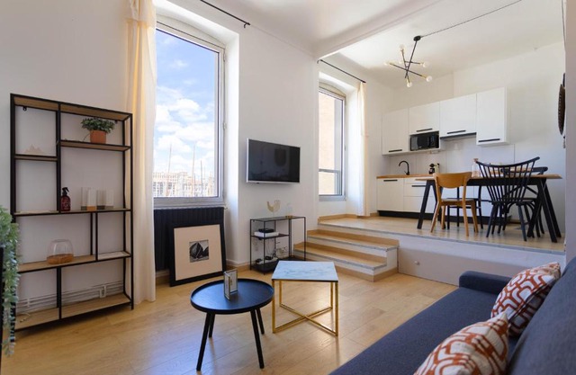 Le Rive Neuve Standing Vieux-Port - Appartement 1 chambre 4 pers Vue Mer Clim