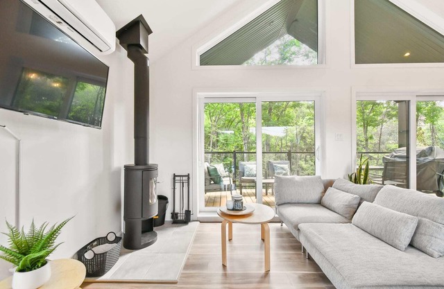 Le Sören - Sauna, Terrace, Fireplace & River