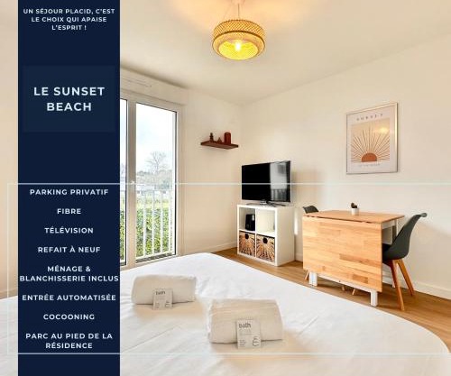 Le Sunset Beach - Parking - Fibre - Parc - Centre