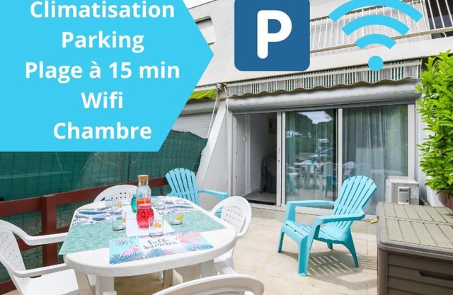 Le Westy, terrasse, climatisation, chambre