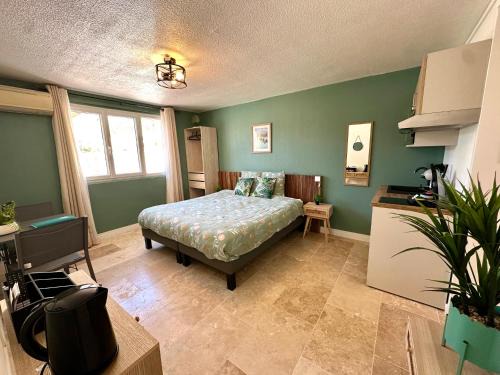 Les Appartements du Mas - Studio Amazonite