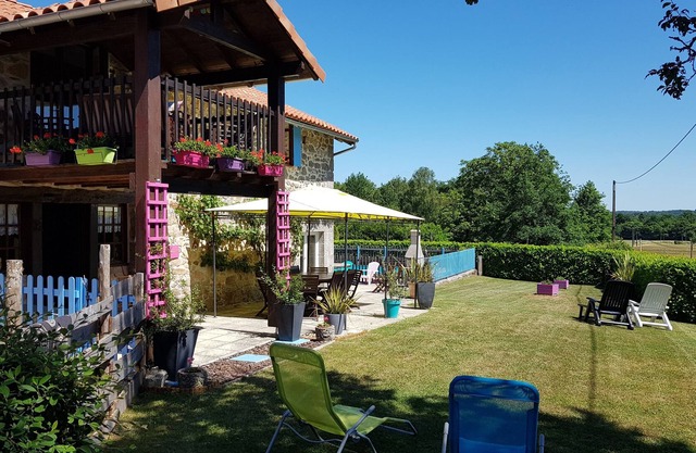 Barn with private pool and terraces