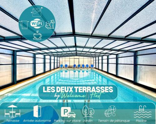 Les Deux Terrasses, 6 pers Piscine à Calvisson