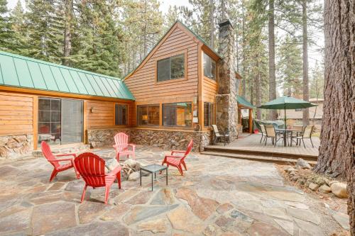Less Than 1 Mi to Lake Tahoe Beaches Home with Fire Pit!