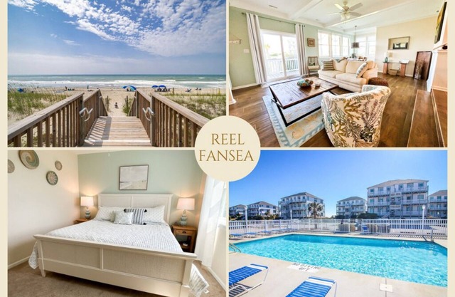 Light & Airy Oceanside Escape - Beach, Pool, & Pickleball / Tennis!