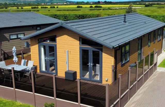 LODGE 18 - THE PINES, pet friendly, with a garden in Runswick Bay