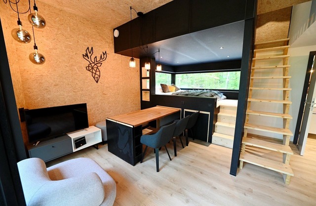 Lodge en el bosque de Oignies ecológico