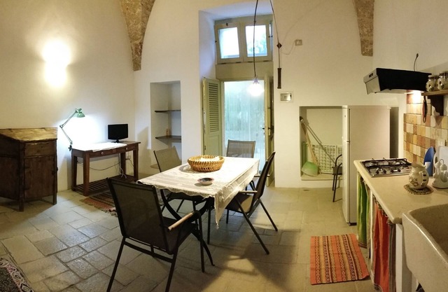 Lodge Levante 4p con cocina, en Masseria con piscina compartida en Salento