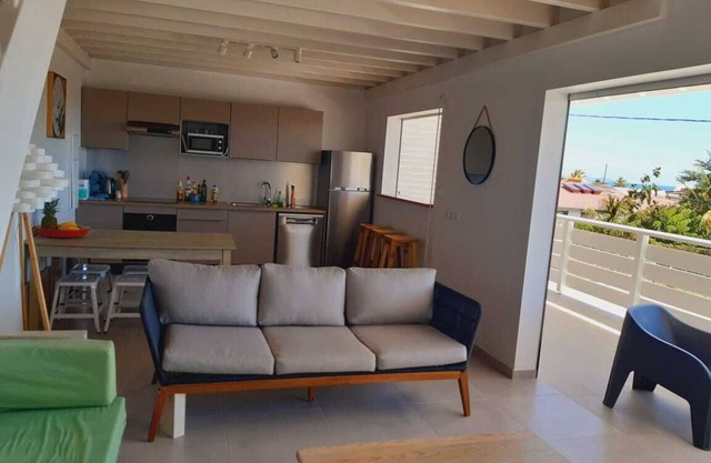 Loft 3 bedrooms 2 bathrooms Large terrace 150m sea view small ANCV cheq ok