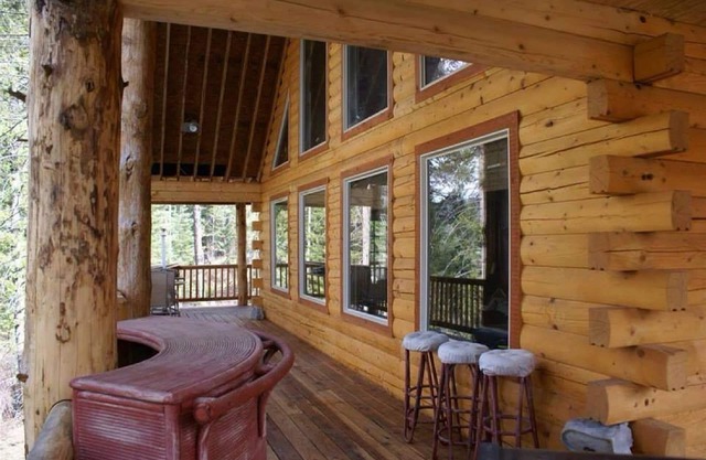 Log Cabin Golf Course Front-Terrace Lakes, hermosa terraza envolvente con vistas