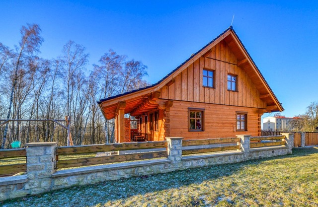 Log cabin in a climatic health resort near the German border