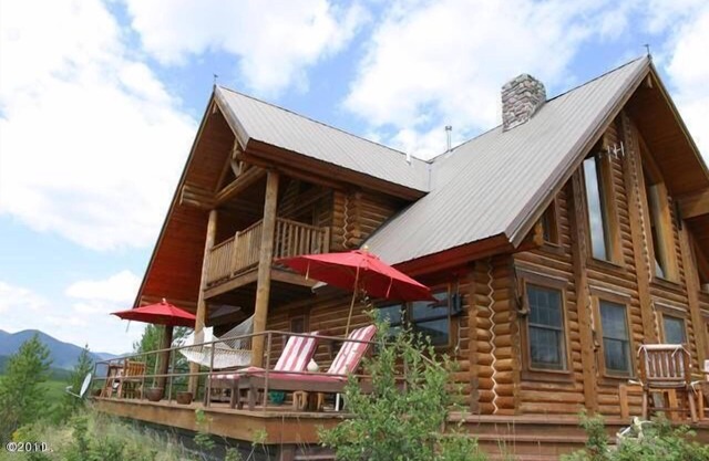 Log Cabin y opcional Bunkhouse con Espectaculares Vistas Wilderness