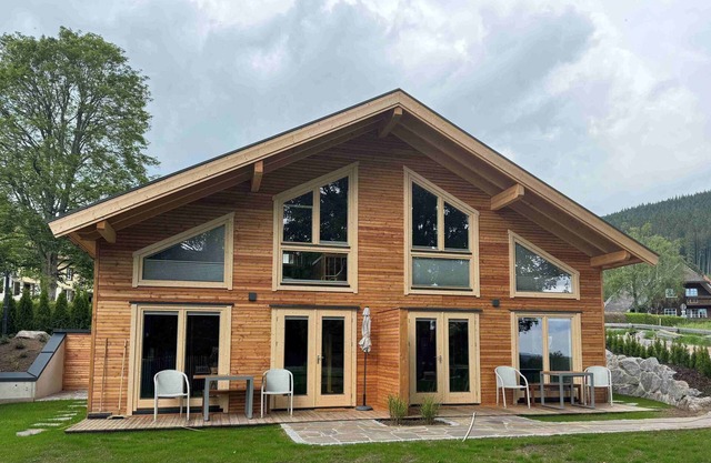 Log cabin with 70 sqm, 2 bedrooms, 1 living / sleeping area, max. for 6 persons