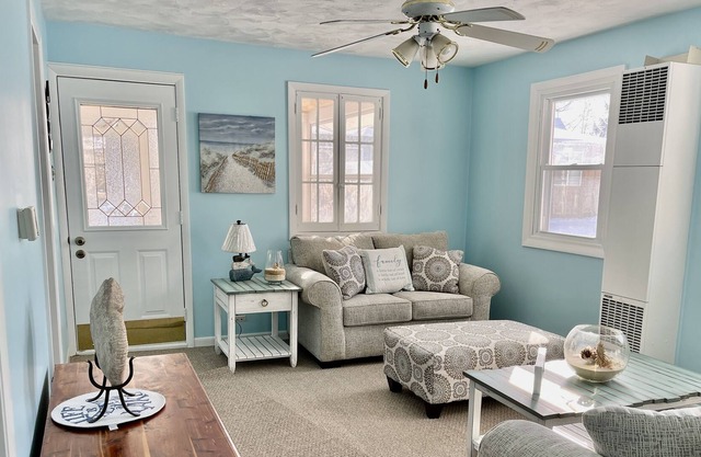 Long Lake Beach Cottage with Deck, Dock and Beach