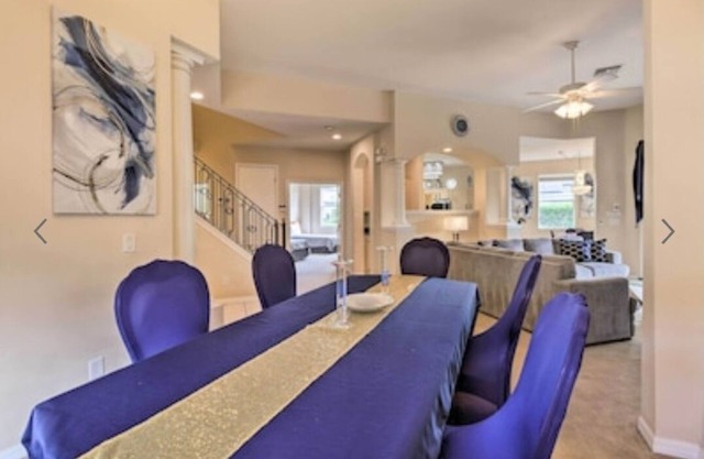 Lovely and Spacious 6 Bedroom 4 Ba Home w/ Pool and Game Room Near Disney Parks