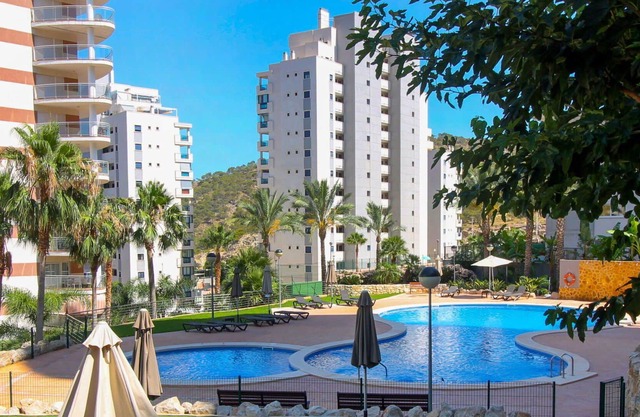 Lovely apartment for 4 guests with pool, A/C, TV and terrace