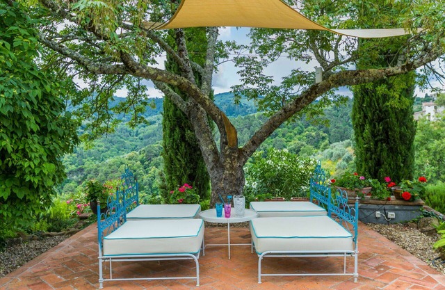 Precioso apartamento en villa con piscina, WIFI, TV, patio, vista panorámica, aparcamiento