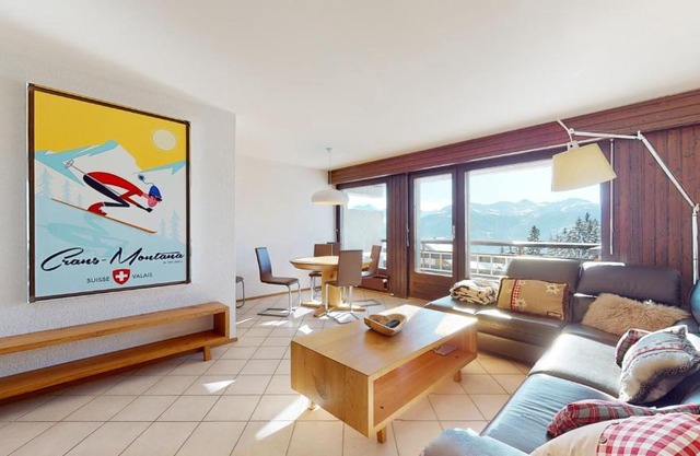 Lovely apartment with a view - accessible by skis