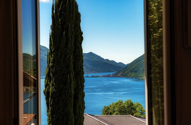 Apartamento con balcones y vistas al lago en Ruvigliana (Dream Lake 3)
