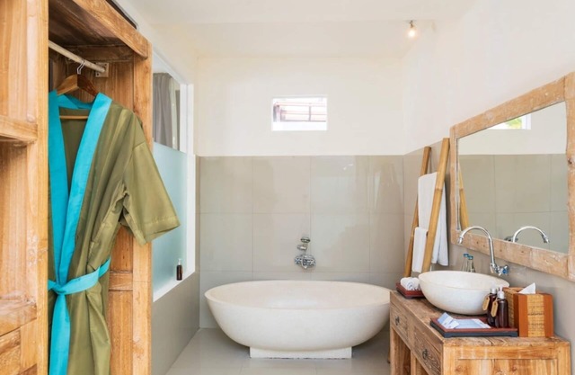 Villa encantadora con una bañera preciosa