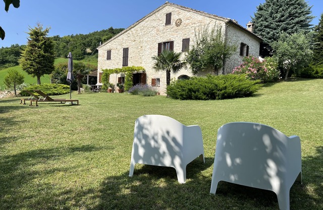 casa de campo de piedra restaurado