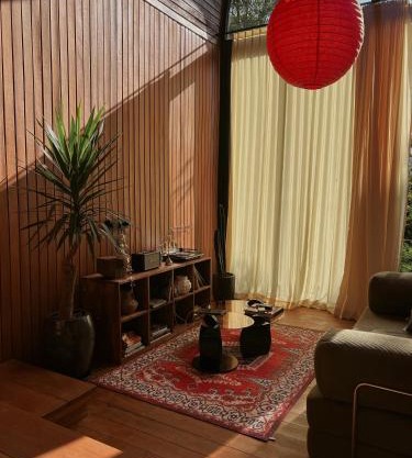 Luciole Mountain House with Jungle & Volcano Views