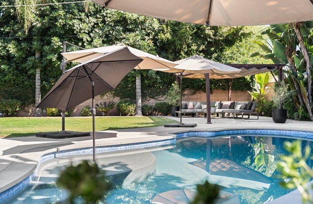 Lux. Villa W/ Fenced Pool, Fire Pit, EV Charger!