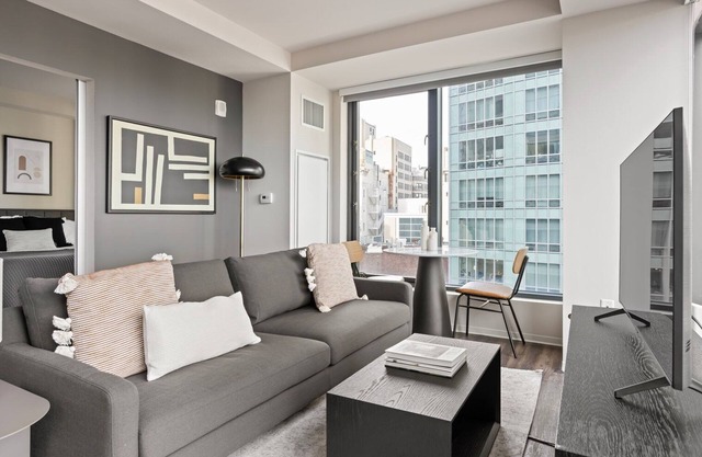 Luxe Chinatown/Theater District 1BR w/ Gym & W/D, nr T, by Blueground