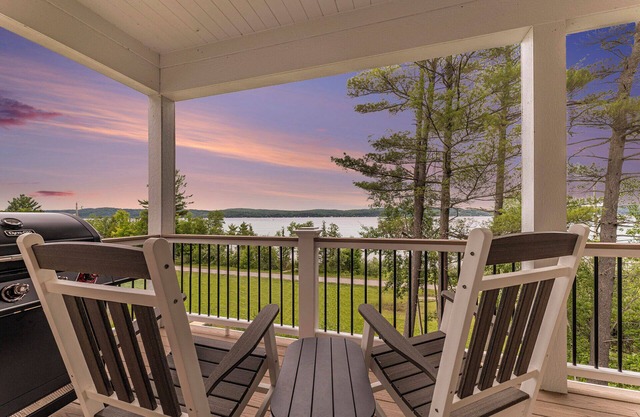 Luxe Lakefront Living on Stunning Crystal Lake in Benzonia, MI