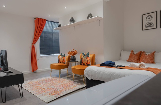 Luxe Studio Apartment in Leicester City Center