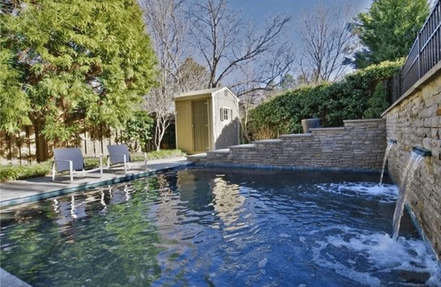 Luxe Urban Brick Home with Private Pool