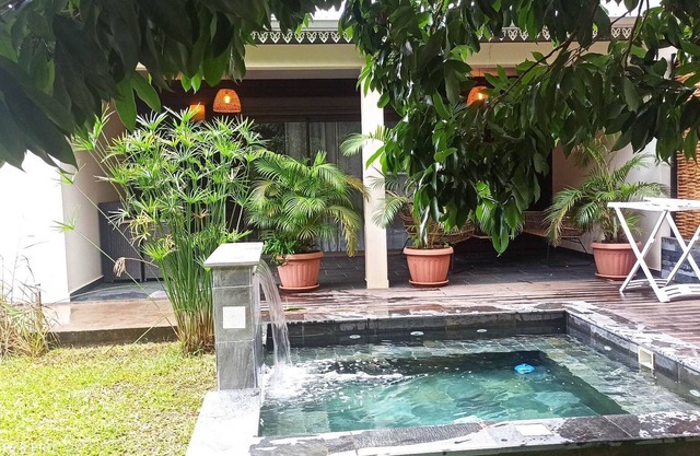 Villa Hibiscus: Luxe avec Spa à Saint-Philippe - 2 Chambres, 6 Pers., Equipements Modernes