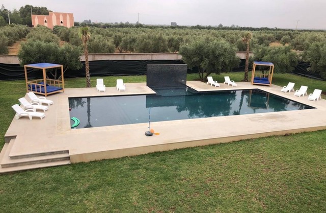 Luxurious 7 suites villa with a private pool